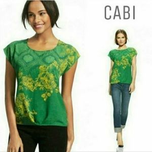 Vintage cabi green with envy top. Size small .